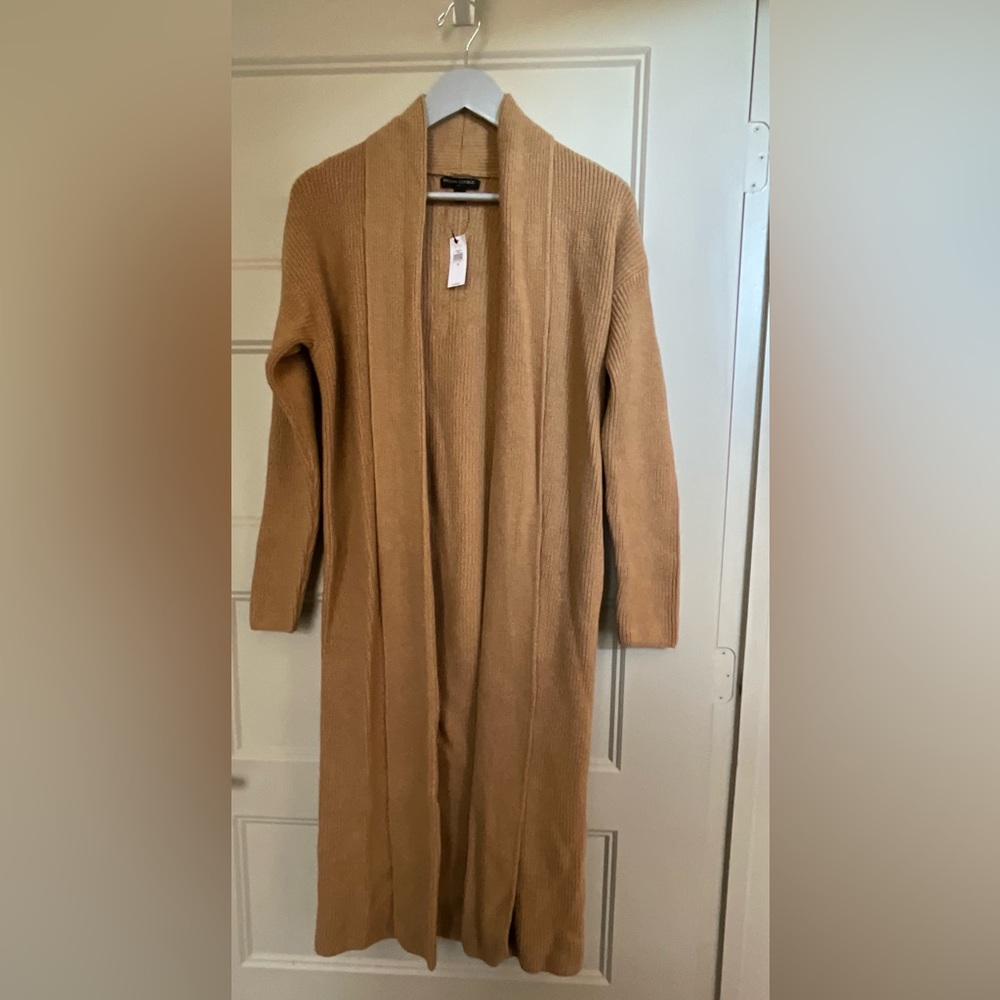 Banana Republic Midi Length Open Front Cardigan, Size XS